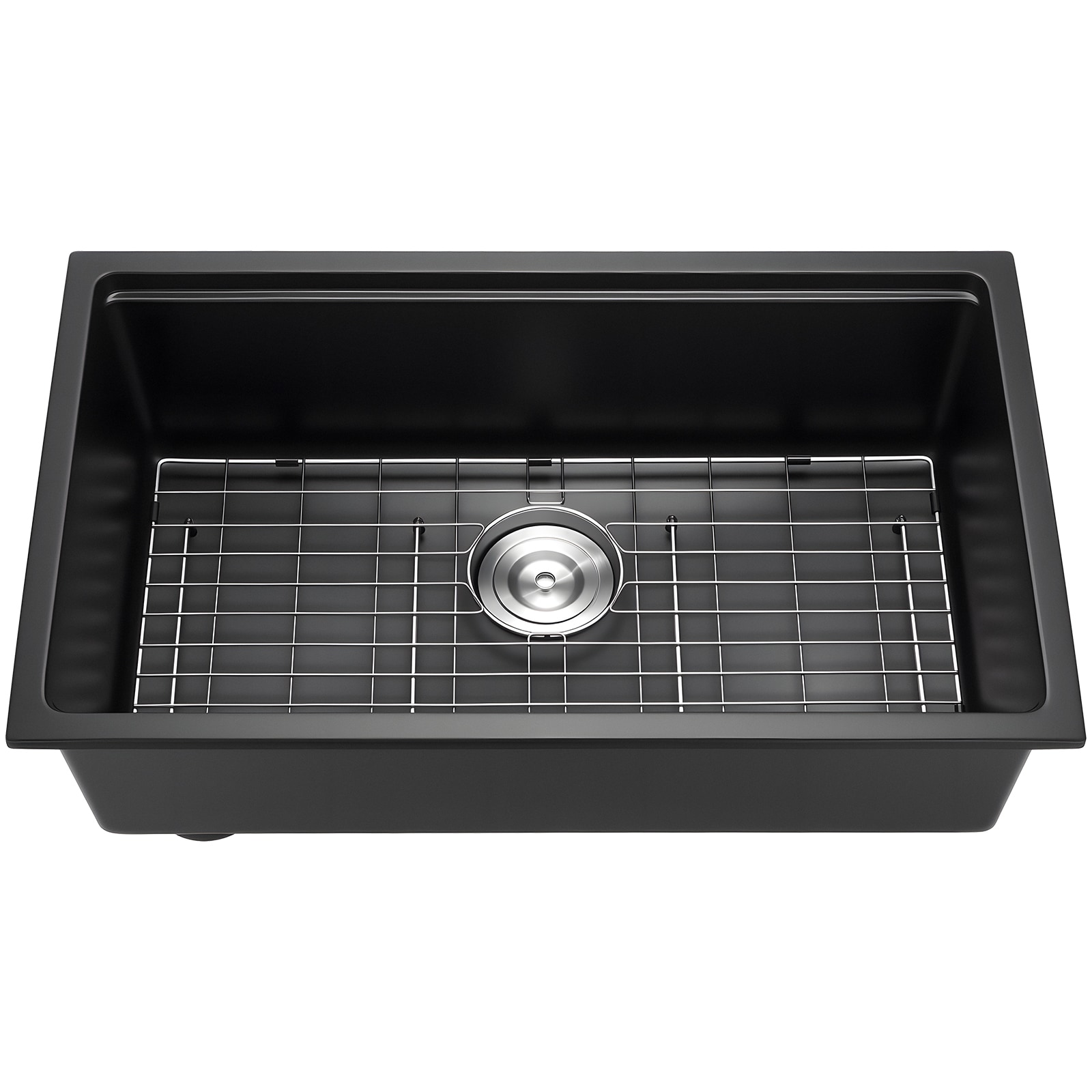 30 Inch Granite Kitchen Sink Undermount Single Bowl Drop-In Basin For RV Bar_voghion.com
